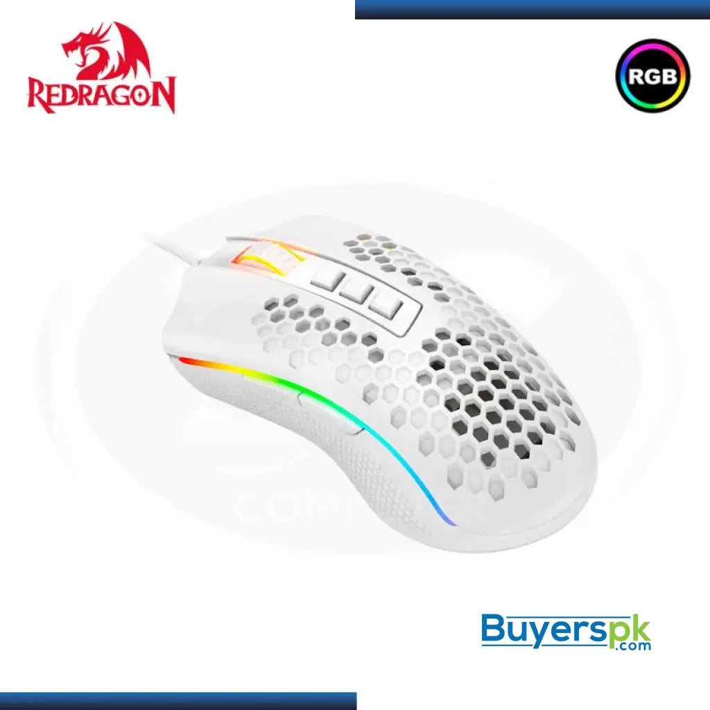Redragon Storm Elite Lunar White M988w Gaming Mouse - Price in Pakistan Redragon Storm Elite Lunar White M988w Gaming Mouse - Price in Pakistan